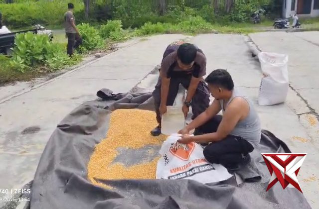 Polsek Ulubongka Cek Ketersediaan Jagung