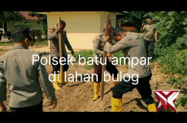 KETAHANAN PANGAN POLSEK BATU AMPAR