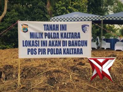 Kapolda Kaltara Laksanakan Pengecekan Lahan Yang Rencananya Akan di Bangun Pos PJR Ditlantas - PoliceTube