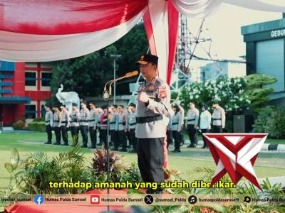 Kapolda sumsel pimpin apel kesadaran nasional - PoliceTube