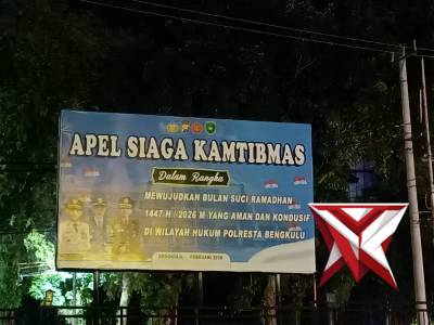 Polresta Bengkulu Gelar Apel Siaga Kamtibmas Bulan Puasa 2026 - PoliceTube