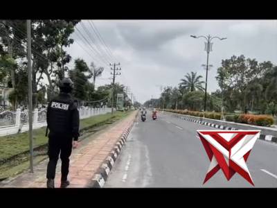 Patroli dialogis pada tempat aktivitas masyarakat. Anggota Sat Samapta Polres OKI melaksanakan giat - PoliceTube