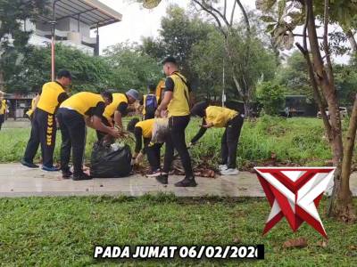 Gerak Bhakti Kebersihan Polda Jambi