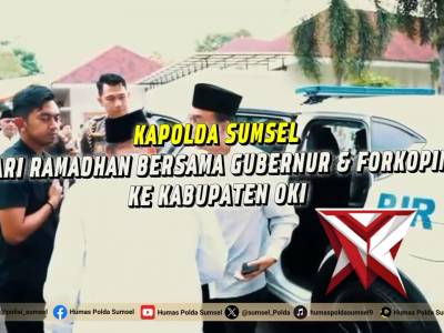Safari Ramadhan Kapolda Sumatera Selatan