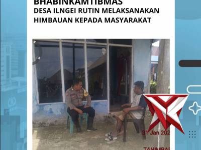 Bhabinkamtibmas desa ilngei - PoliceTube