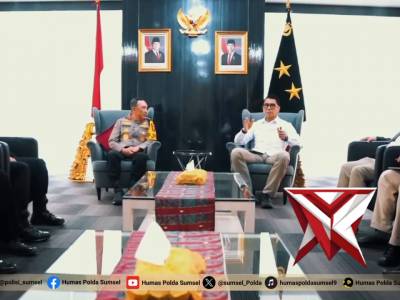 KAPOLDA SUMSEL MENERIMA LAWATAN KERJA DARI SKK MIGAS WILAYAH SUMBAGSEL