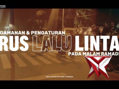 Pengamanan Arus Lalu Lintas Malam Ramadhan - PoliceTube