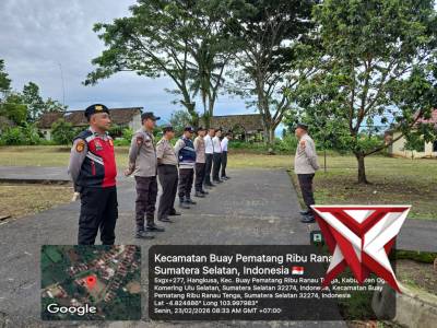 APEL PAGI POLSEK BANDING AGUNG - PoliceTube