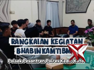 RANGKAIAN KEGIATAN BHABINKAMTIBMAS POLSEK PESANTREN POLRES KEDIRI KOTA - PoliceTube