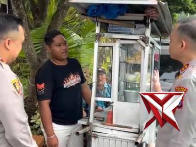 Kapolres Malang Dialogis dengan Penjual Bakso - PoliceTube