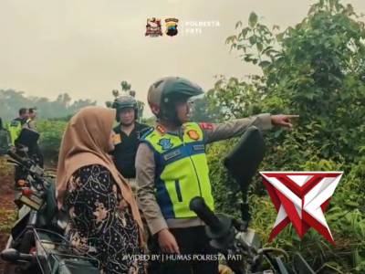 RESPON KELUHAN DAN JAWAB KEBUTUHAN WARGA, KAPOLRESTA PATI CEK LOKASI RENCANA PEMBANGUNAN JEMBATAN - PoliceTube