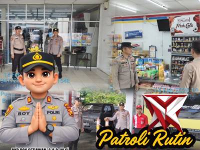 patroli rutin oleh polsek pujud - PoliceTube