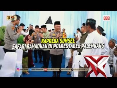Safari Ramadhan Kapolda Sumsel Perkuat Kamtibmas Kota Palembang
