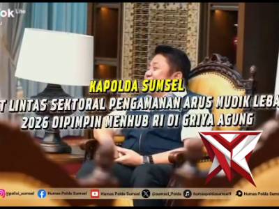 Kapolda Sumsel Tegaskan Kesiapan Pengamanan Arus Mudik Lebaran 2026 - PoliceTube