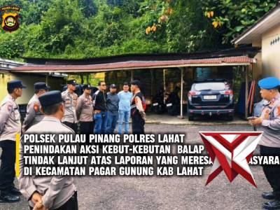Pembubaran aksi kebut-kebutan/balap liar - PoliceTube