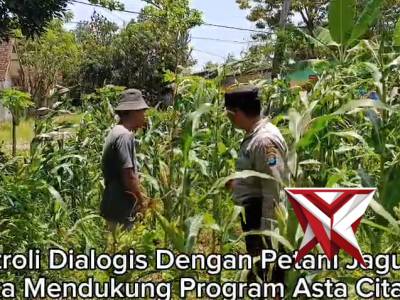 Patroli dialogis bersama petani jagung - PoliceTube
