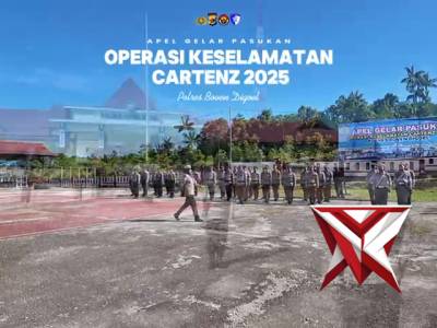 Apel Gelar Pasukan Ops Keselamatan Cartenz 2026 - PoliceTube