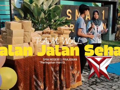 Berikan rasa aman dalam kegiatan JJS memperingati Hari Gizi Nasional 2026 di SMA NEGERI 1 PRAJEKAN.