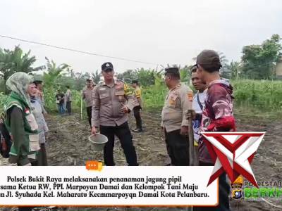 POGRAM KETAHANANA PANGAN POLSEK BUKIT RAYA - PoliceTube