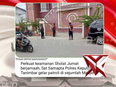 Perkuat keamanan sholat Jum'at berjamaah