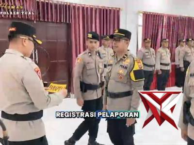Apel Launching Pamapta SPKT Polres Tual