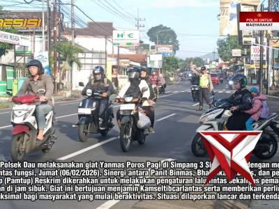 SINERGI LINTAS FUNGSI DEMI KEAMANAN PAGI ANDA! ?????? - PoliceTube