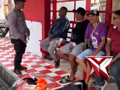 Himbauan Bhabinkamtibmas Batu Gajah untuk mendukung giat Operasi Keselamatan 2026 - PoliceTube