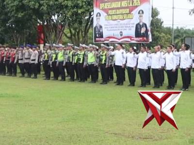 Apel pagi Polres Banyuasin