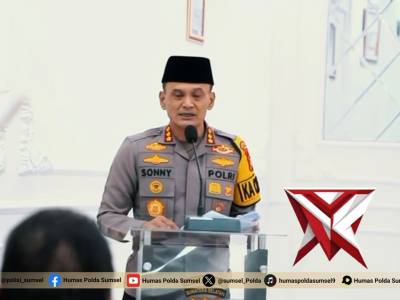 Kapolda sumsel pimpin pemusnahan barang bukti