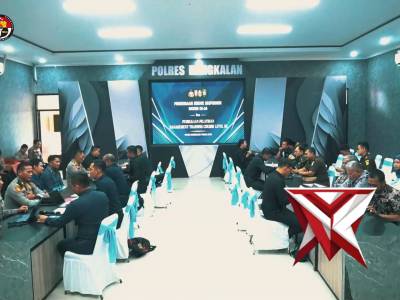 Kapolres Bangkalan AKBP Wibowo, S.I.K., M.H. menerima kunjungan serdik sespimmen dikreg ke-66 dan pe - PoliceTube