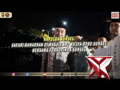 Sinergi Religius di DPRD Sumsel, Kapolda Sumsel Dorong Kamtibmas Kondusif - PoliceTube
