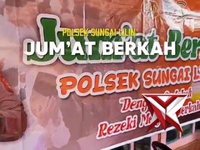 Personil Polsek Sungai Lilin Laksanakan Jumat Berkah - PoliceTube