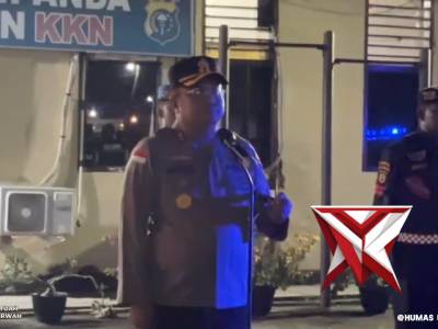 KAPOLRES KEP MERANTI PIMPIN APEL DAN PATROLI KRYD - PoliceTube