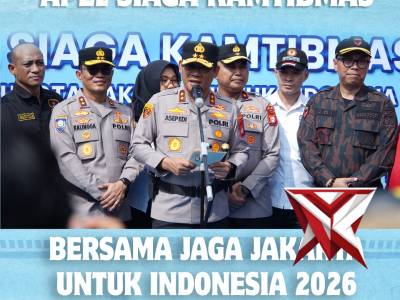 Apel Siaga Kamtibmas Bersama Jaga Jakarta untuk Indonesia 2026 - PoliceTube