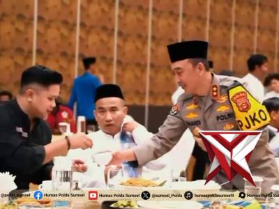 .*Kapolda Sumsel Buka Puasa Bersama OKP dan Mahasiswa, Tekankan Kemitraan Strategis Jaga Kamtibmas* - PoliceTube