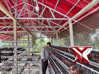 Ketahanan pangan polsek pampangan