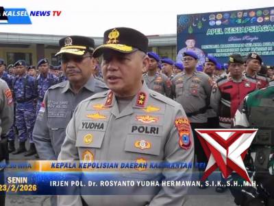 Apel Kesiapsiagaan dalam rangka menjaga Kamtibmas selama bulan suci ramadhan 1447 H / 2026 M