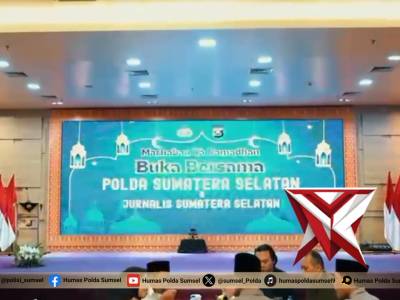 *Gelar Buka Puasa Bersama Awak Media, Kapolda Sumsel Tegaskan Kemitraan Strategis* Palembang - Kapo - PoliceTube