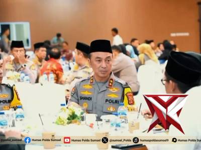 *Gelar Buka Puasa Bersama Awak Media, Kapolda Sumsel Tegaskan Kemitraan Strategis* Palembang - Kapo - PoliceTube