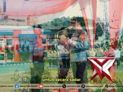 Kapolda sumsel pimpin upacara hari kesadaran Nasional - PoliceTube