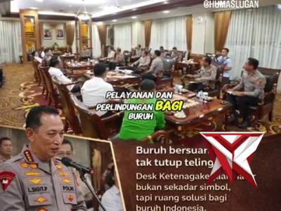 POLRI PERJUANGKAN HAK BURUH DI INDONESIA