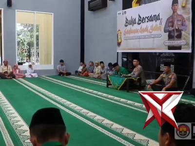 Buka Puasa Bareng Mahasiswa, Ormas dan Awak Media, Kapolres Trenggalek Bangun Sinergitas