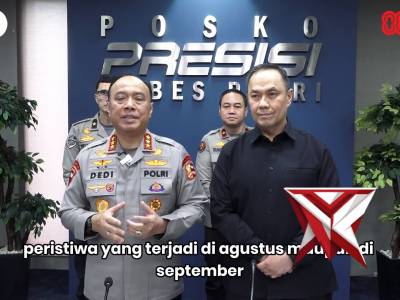 Forum Belajar Bersama di Posko Presisi Mabes Polri