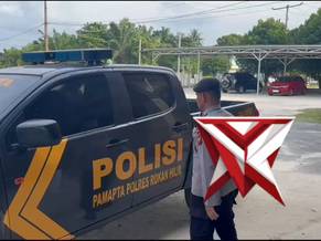 kegiatan pembagian takjil oleh sat samapta polres rohil