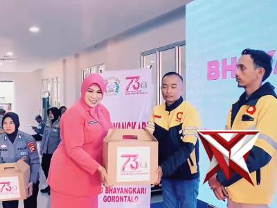 BAKTI KESEHATAN DALAM RANGKA HKGB KE-73 PD BHAYANGKARI GORONTALO