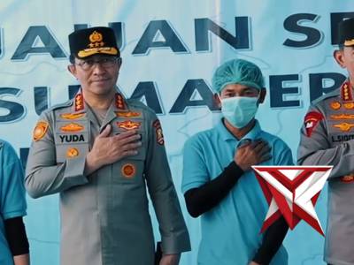 Kapolri Kunjungi SPPG Paakri Polda Sumsel, Relawan Terima Tali Asih