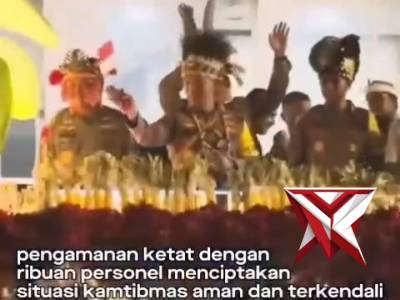 Kapolri Jenderal Polisi Drs. Listyo Sigit Prabowo, M.Si., menghadiri perayaan HUT ke-80 Kemerdekaan