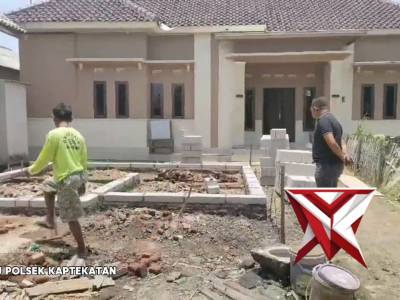 Hari Ketiga: Pengerjaan Rehab Rutilahu Ibu Ratmi Makin Terlihat Hasilnnya