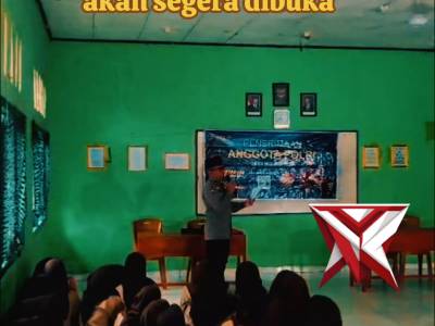 Sosialisasi penerimaan POLRI tahun 2026 PONPES MA MIFTAHUL HUDA DESA KOSGORO Kecamatan Stl Ulu