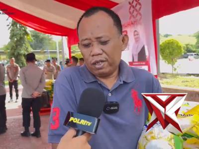 Gerakan pangan murah polda Sulawesi tengah dalam rangka menjamin ketersediaan pangan beras